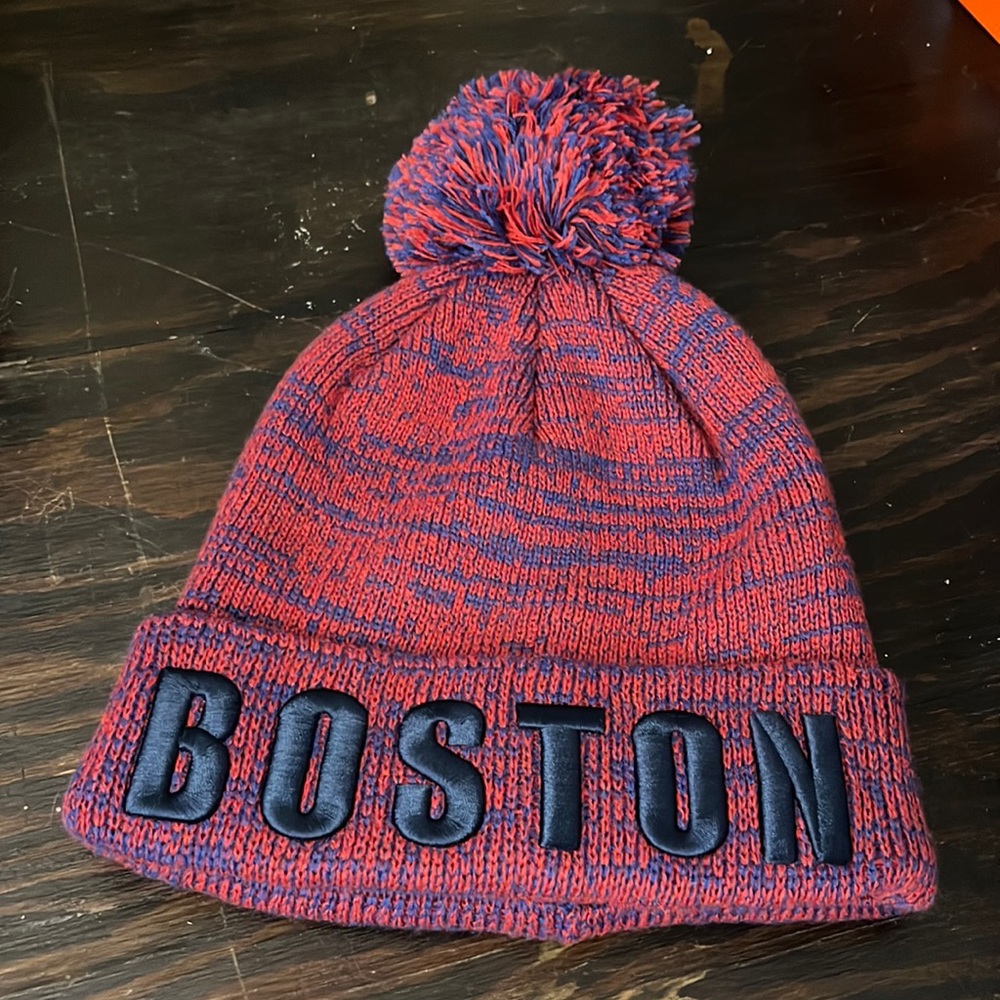Boston Ma Ski Cap / Winter Hat / Red Sox Celtics patriots bruins